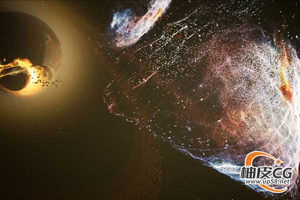 Unreal Engine即用实时太空星球场景项目UE素材