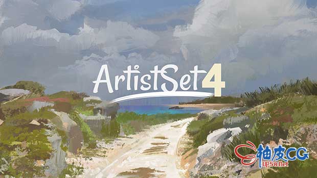 PS数字水彩粉彩油画钢笔铅笔绘画Photoshop笔刷套装