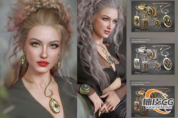 Daz studio 3D角色模型素材合集2026年度1月第三波