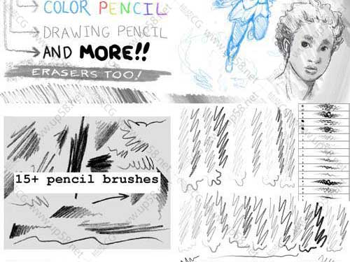 370+款Photoshop手绘涂鸦笔刷合集