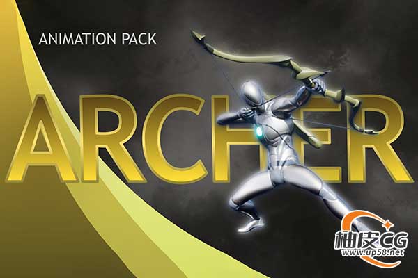 556 款Unreal Engine弓箭手战斗动作动画资源Archer Animations Pack