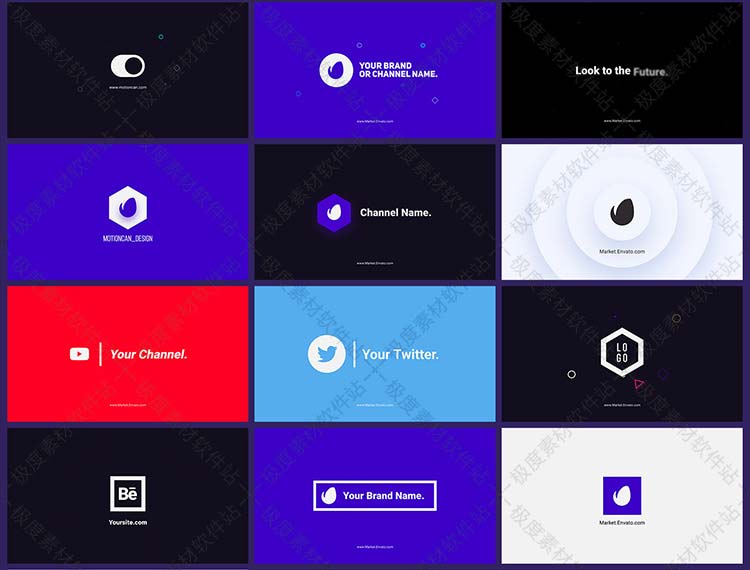 AE Pr预设模板 转场排版图表文字标题呼出说明商品展示动画素材库升级版 V1.3.1