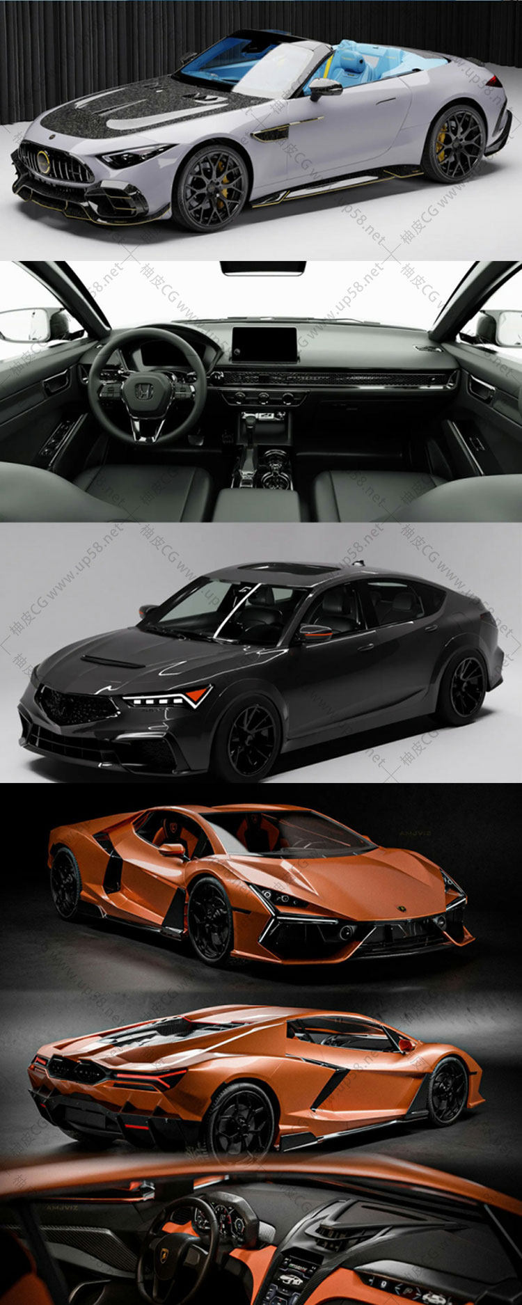 43款Blender高质量场景与产品可视化车辆3D模型集