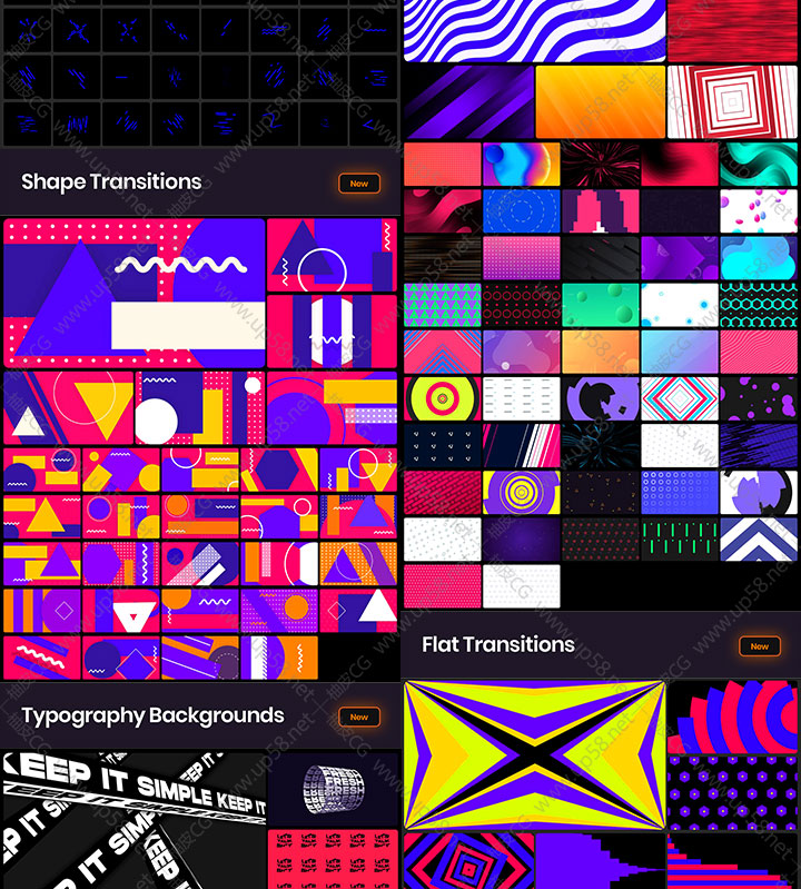 AE脚本预设 信息表呼出指引标识展示标题排版转场动画音效工具包(支持中/英文AE修复版)