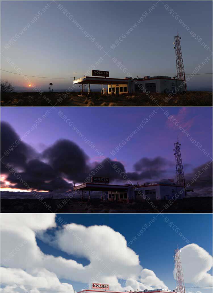[汉化版]Blender照片级天空与大气系统插件PureSky Pro v7.0.39+中文字幕教程