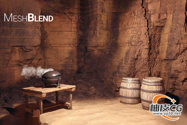 Unreal Engine下一代无RVT网格混合插件MeshBlend - Next generation mesh blending without RVT