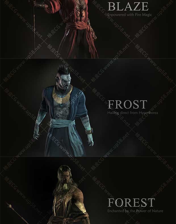 Character Creator / iClone角色预设模板奇幻玩具套装 - 巫师