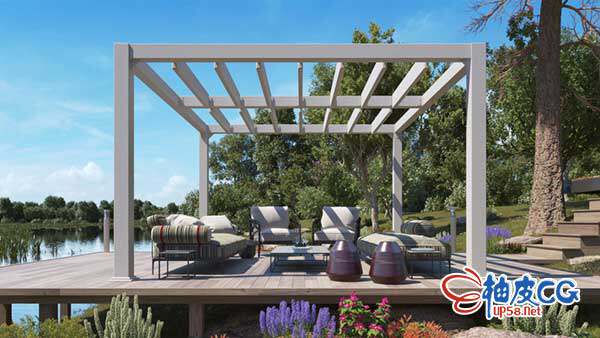 3DSMAX / VRay / Corona现代沙发桌椅家居套装高精度3D模型