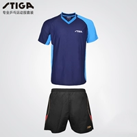 Темно -синий топ + костюм черного и красного брюк