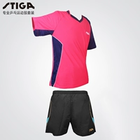 Rose Red Top + Black and Blue Comse