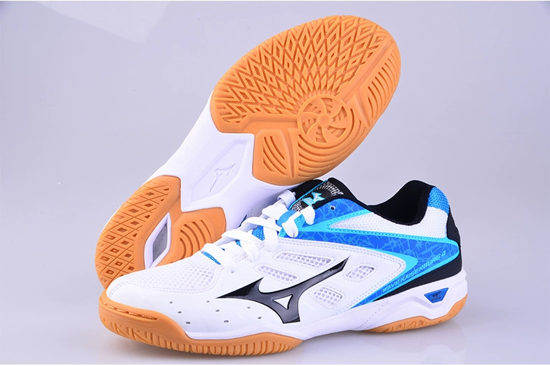 [Dacheng Ping Pong] Mizuno Mizuno nam giới và phụ nữ mô hình thoáng khí chống trượt chịu mài mòn sốc chuyên nghiệp giày bóng bàn