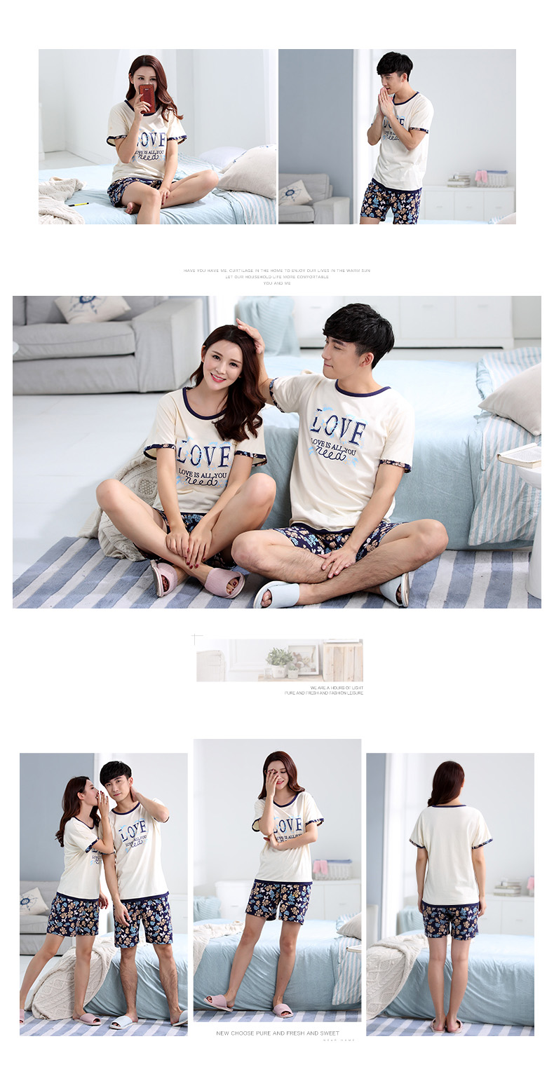 Pyjama mixte en Coton à manche courte - Ref 3005874 Image 26