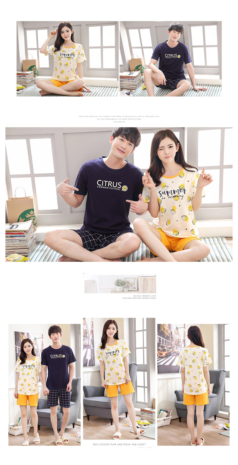 Pyjama mixte en Coton à manche courte - Ref 3005874 Image 16