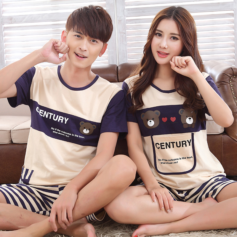 Pyjama mixte en Coton à manche courte - Ref 3006091 Image 5