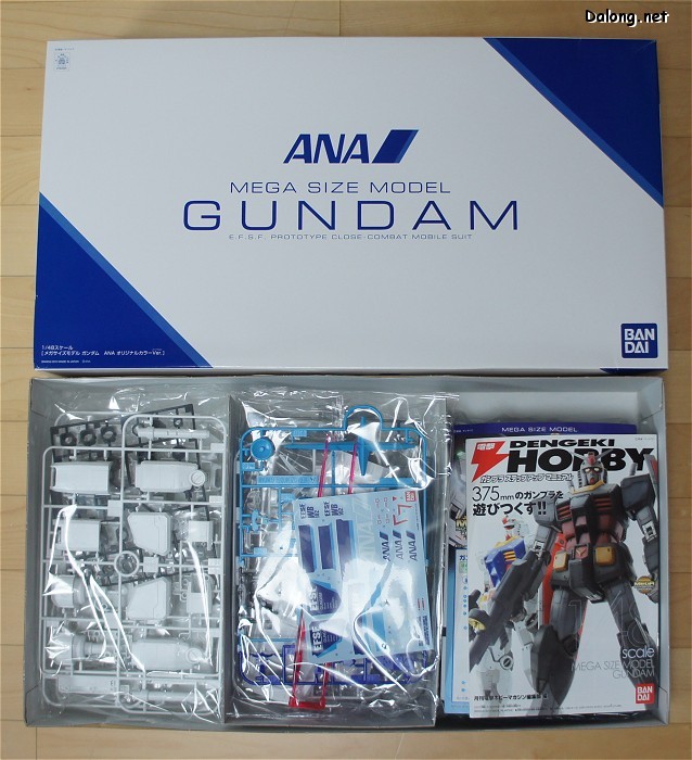 MEGA SIZE 1/48 高達RX-78-2 GUNDAM ANA 全日空限定PG 萬代