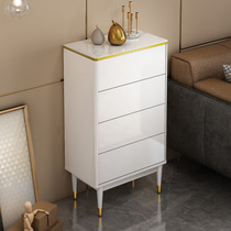 Rock Plate Bucket Cabinet Baking Paint Living-room TV Drawers Cabinet Light Lavish Modern White Nordic Bedroom Headboard Containing Lockers