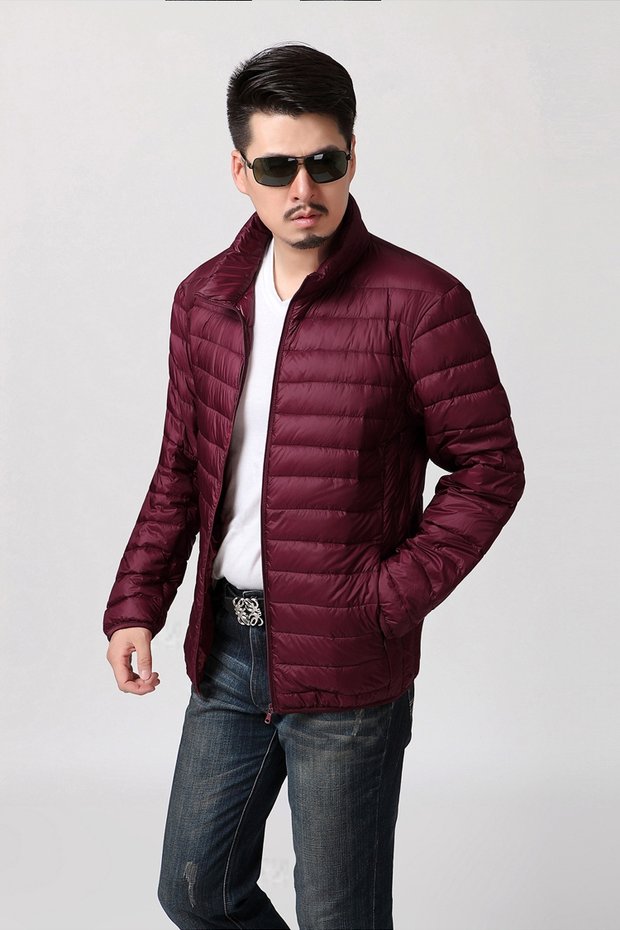 Quần áo cotton nam mới, áo khoác ngắn, quần áo mùa đông, người mẫu nhẹ và mỏng, tuổi trung niên, cộng với phân bón, XL, áo khoác cotton trẻ quần áo big size