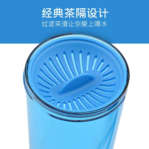 Специальная байхуи водяная чашка 430/500 мл пластиковая пластиковая чайная рифма студенческая чашка чашка чашка с веревкой тибетской