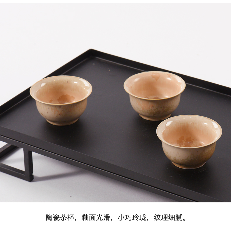 Combination of the new Chinese zen tea set is placed between example sitting room tea room what teapot teacup ceramic decorative furnishings