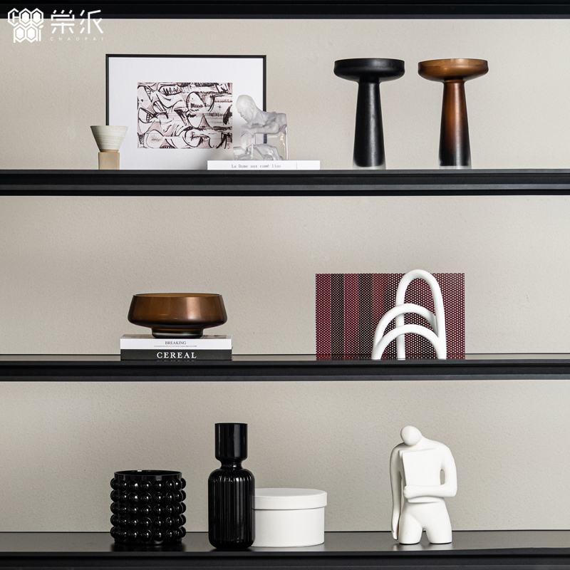 Modern Nordic Model Room Home Art Decorations Living Room Study Wall Cabinet Sideboard Soft Furnishings High-End Decorations