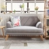 Sofa Bắc Âu căn hộ nhỏ phòng khách vải đôi sofa lưới màu đỏ phần kinh tế phòng ngủ đơn giản Nhật Bản nhỏ sofa - Ghế sô pha