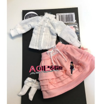 AOI Japanese bridge licca Lijia little shop powder skirt set