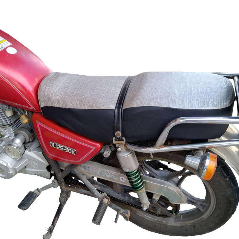 Howto Suzuki Men's Taiko 125 locomotive special waterproof leather cushion cover sunscreen for sunscreen insulation