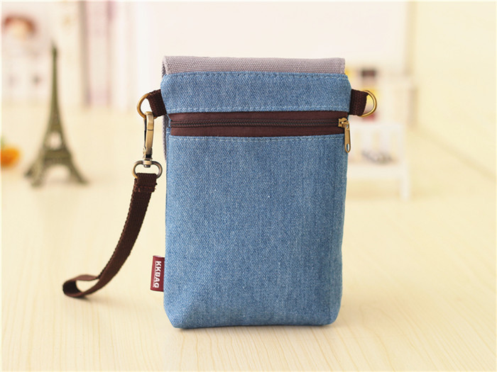 iPhone7plus Messenger túi điện thoại di động 6 inch treo cổ túi điện thoại Túi xách tay nữ bằng vải r9 tay nhỏ - Túi điện thoại balo đeo chéo nam