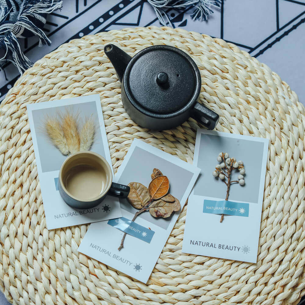 Food photography, coffee, tea, beauty, perfume, bags, products with DIY dried flower specimens, fashion, Nordic simplicity