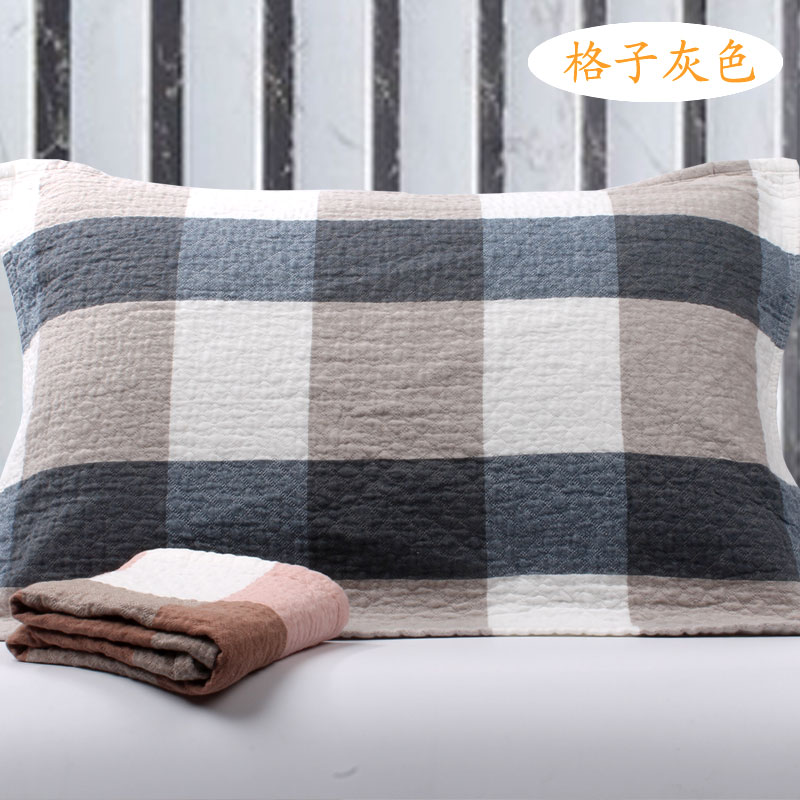 Bông nguyên chất tăng gạc dày gối đôi không phai không lint khách sạn cao cấp quà tặng đám cưới Ý tưởng từ khóa