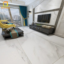 Negative ion large plate tile 800X1600 White marble wall tile Living room dining room non-slip floor tile