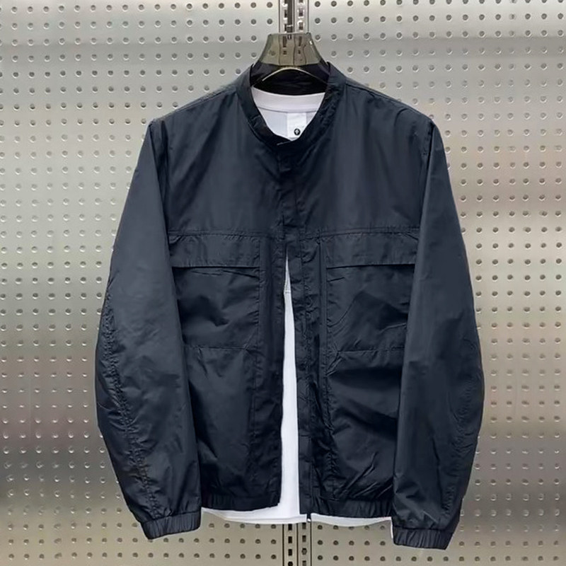High-End Outdoor Workwear Casual Jacket for Men, Autumn 2026 New Trendy Brand Stand-Collar Baseball Jacket Men's Outerwear