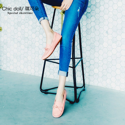 春季豆豆鞋女2018新款百搭孕妇韩版春鞋大码