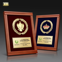 Creative Wooden Medals Custom Set Making Authorization Card Honor Certificate Production Plaque Listing Metal Power Of Attorney Lettering