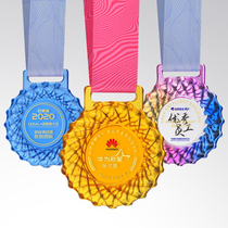 Creative glaze medals customized marathon childrens small Listing custom honorary medals annual outstanding employee medals
