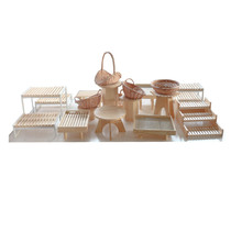  Bakery display basket tray Nakajima cabinet Full set of handmade bread basket Bakery display props decorative tray