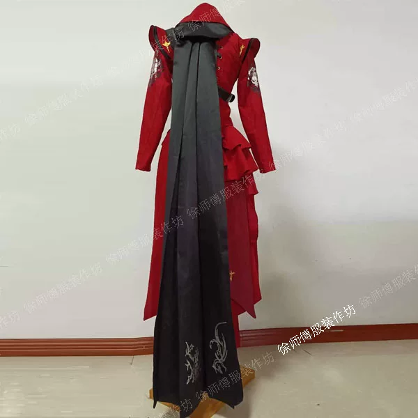 [Master Xu] Space Warrior 14 cos suit FF14 Red Magic cos suit ff14 Red Magician cos suit