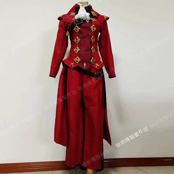 [Master Xu] Space Warrior 14 cos suit FF14 Red Magic cos suit ff14 Red Magician cos suit