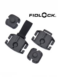 독일 FIDLOCK 2.5cm 탈착식 자석 버클 MOLLE 웨빙, 가방 자석 연결 버클 포함