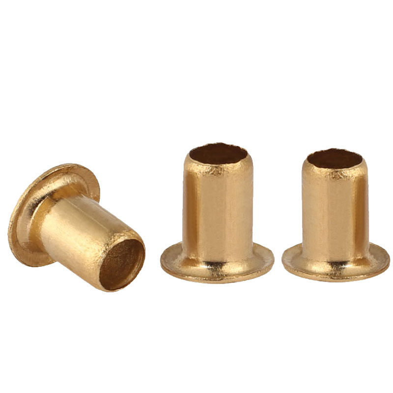 Copper hollow rivets copper chicken eye buckle rivets hollow copper