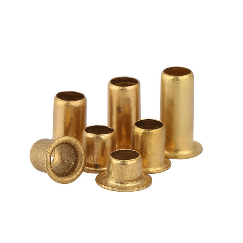 Copper hollow rivets copper chicken eye buckle rivets hollow copper