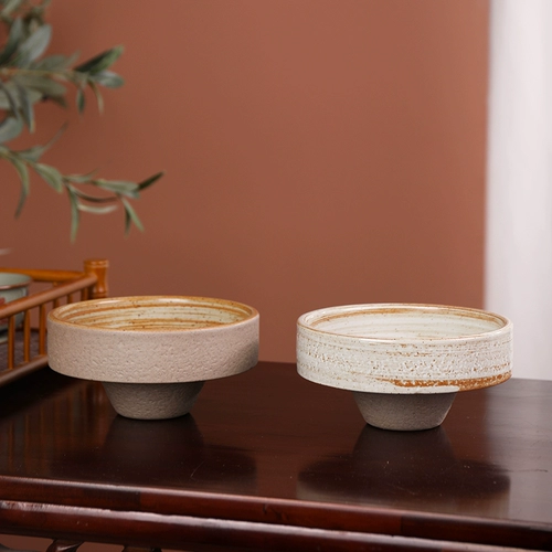 Дзен китайский стиль японского цветочного расположения посуда чай мат ретро керамика с высоким ножом цветочные украшения