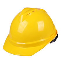 Top safety V-shaped breathable ABS safety helmet construction site construction construction project leader safety helmet supervision custom breathable