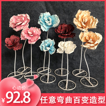 Wedding Props New Road Leading Decoration Flowers Stage Background Beauty Chen Paper Flowers Silkscreen Flower Wedding Arrangement Shop Window Hem