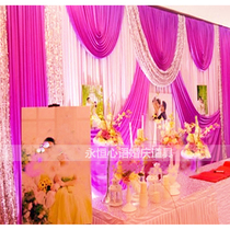 New background Veil Wedding Celebration Props Stage Background Arrangement Wedding Celebration Backdrop Veil New Background Fabric Mantle Sequin Sequel