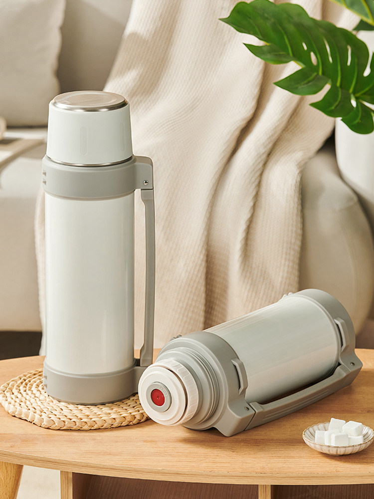 British Mingjue Thermos Large-Capacity 316 Stainless Steel Thermos Cup for Men and Women Outdoor Travel Car-Mounted Convenient Water Kettle