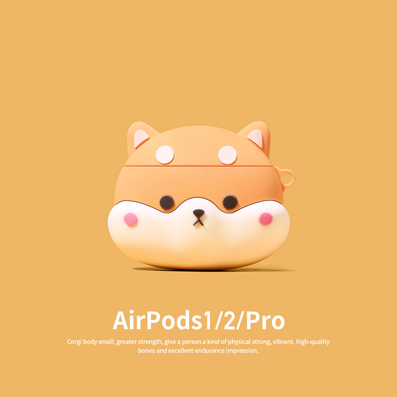 Cartoon Cute Kirky Dogs apply Airpods1 2 generation protective sleeves Airpods3 generation Bluetooth headphone sleeve Pro