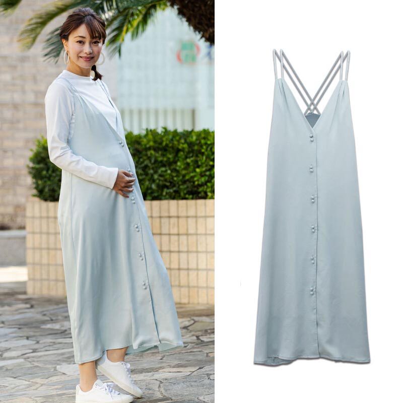Japan Foreign Trade Original 21 summer dress pregnant women after delivery breastfeeding dress