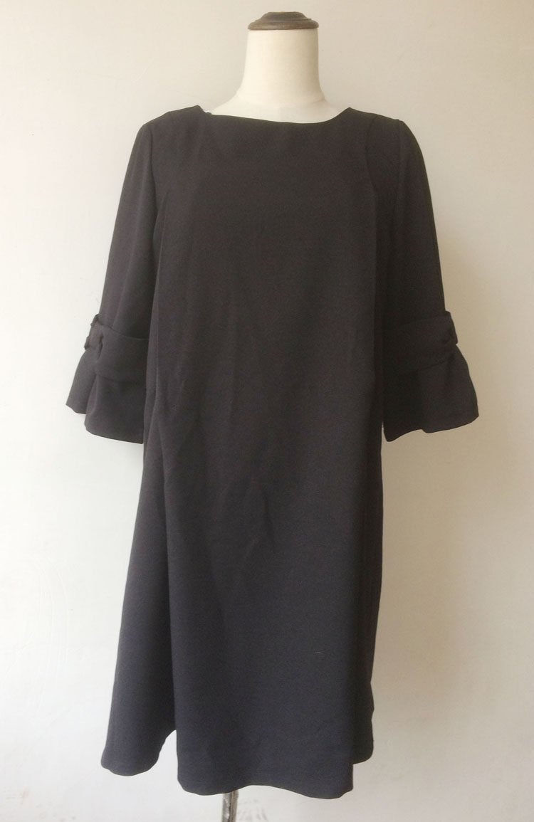 Japan's foreign trade original 17-year autumn and winter seven-point sleeve pregnant women's dress breast-feeding clothing postpartum breast-feeding clothing