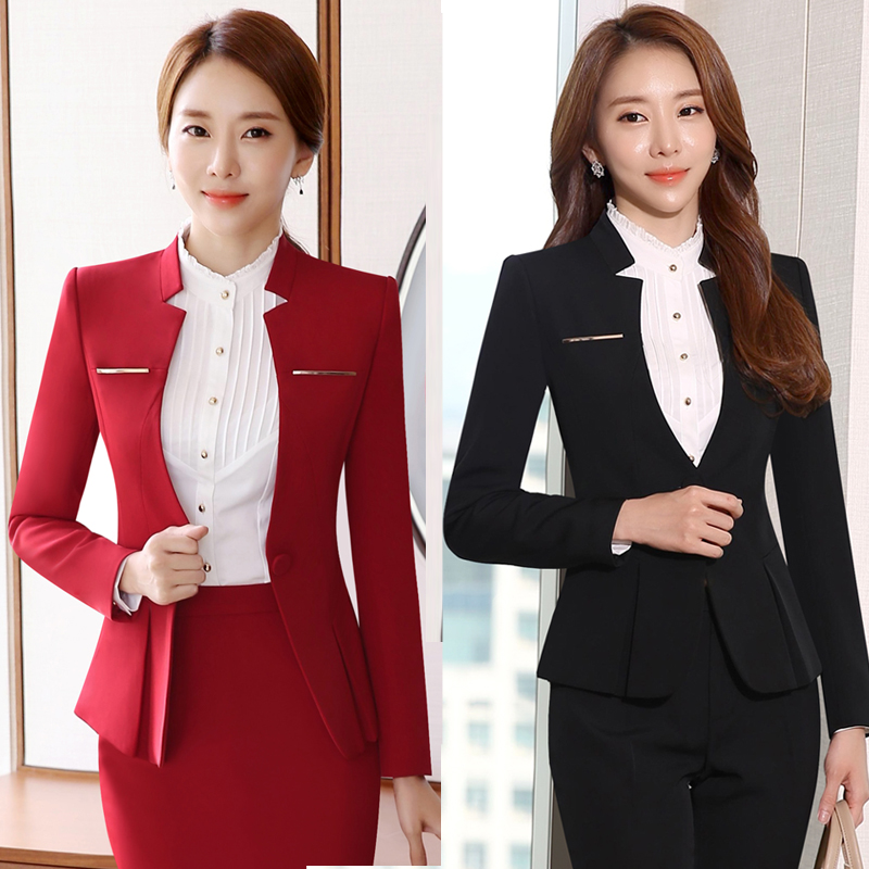 Usd 44 84 Hotel Workwear Women S Professional Suit Catering Front